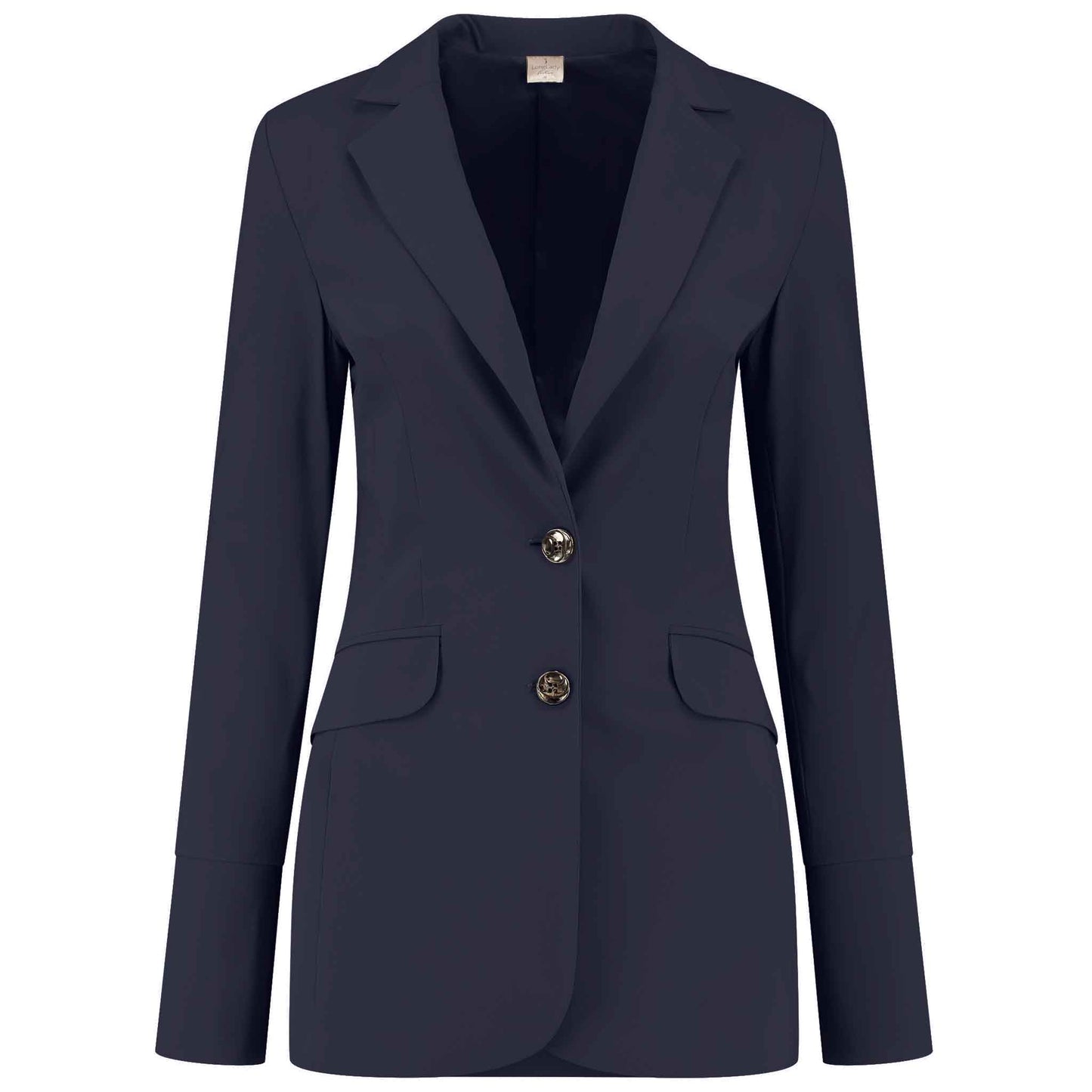 kleding lange vrouwen longlady z blazer travel strong navy