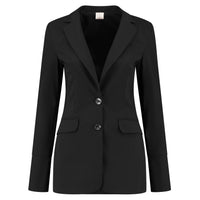Tall Longlady Z Blazer Travel Strong Zwart - lange vrouwen