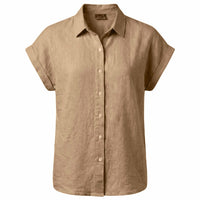 Sequoia Blouse Linnen Taupe | Tall