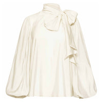 Smashed Lemon Blouse Offwhite – voorzijde – lange dames mode
