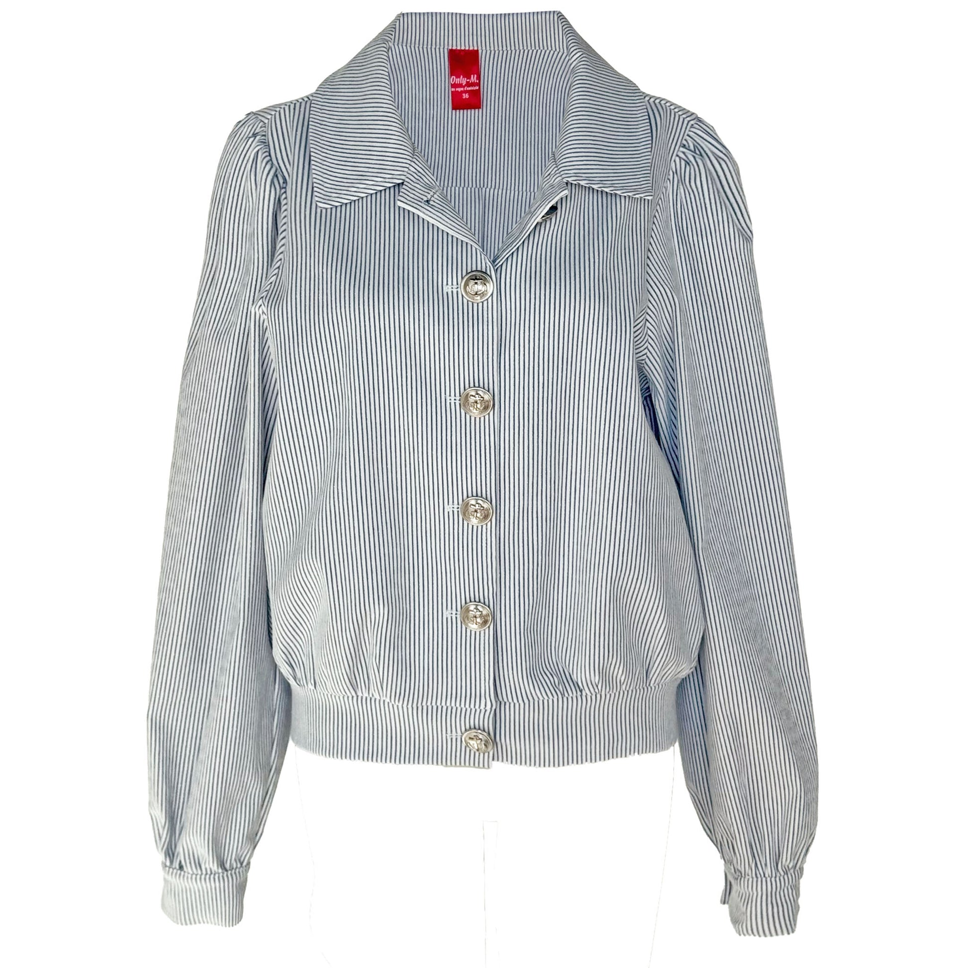 Tall Only-M Bomber Righe Lurex - lange vrouwen