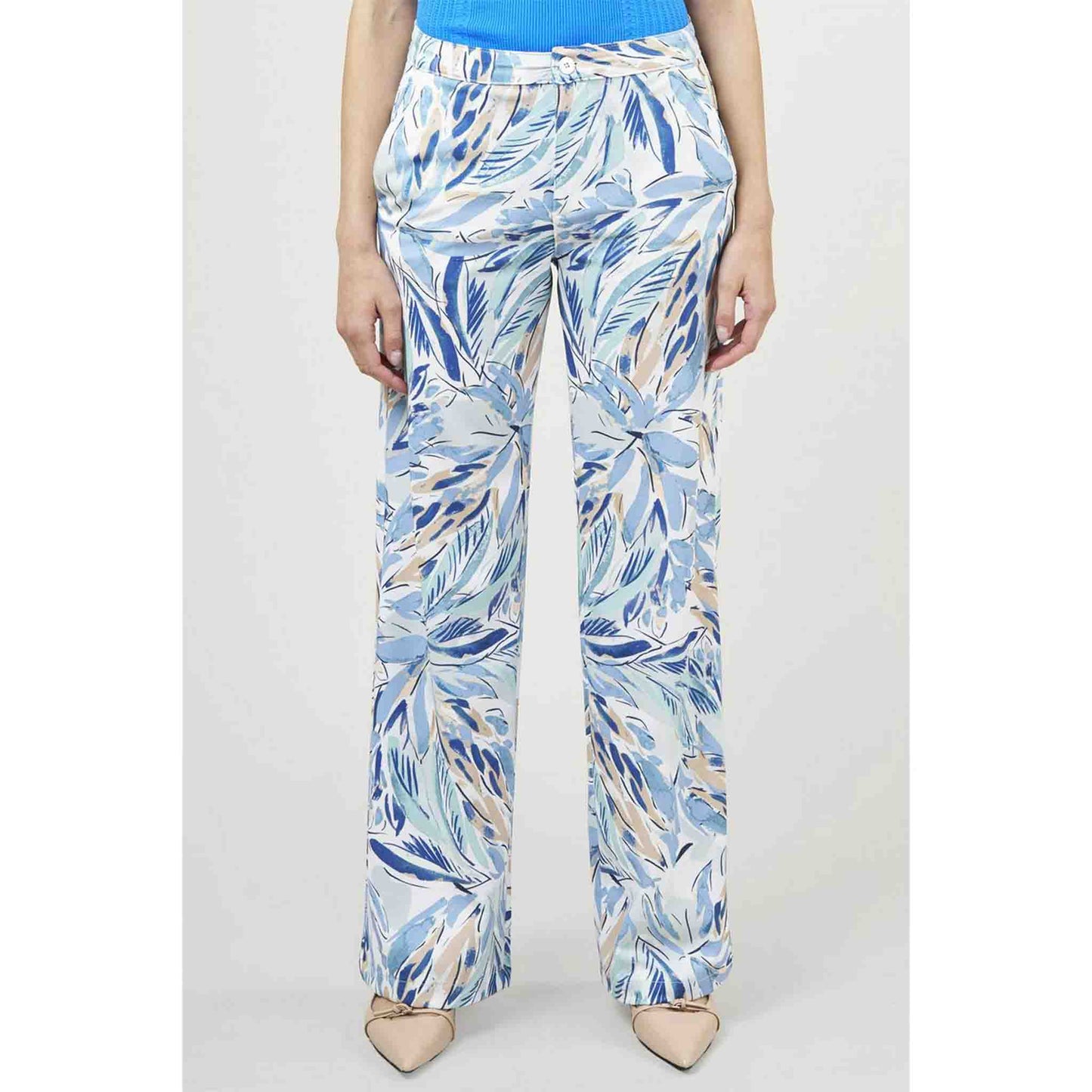 Bluefire Broek Marlene Farn Blue