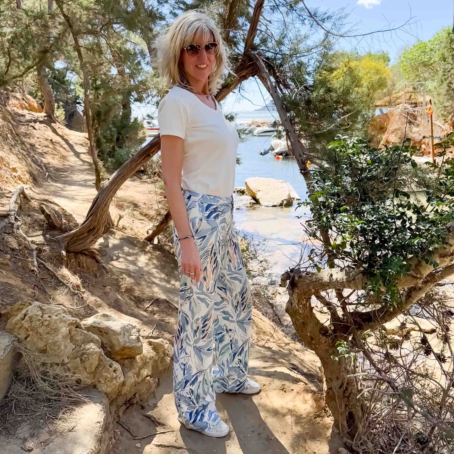 Tall Bluefire Broek Marlene Farn Blue - lange vrouwen