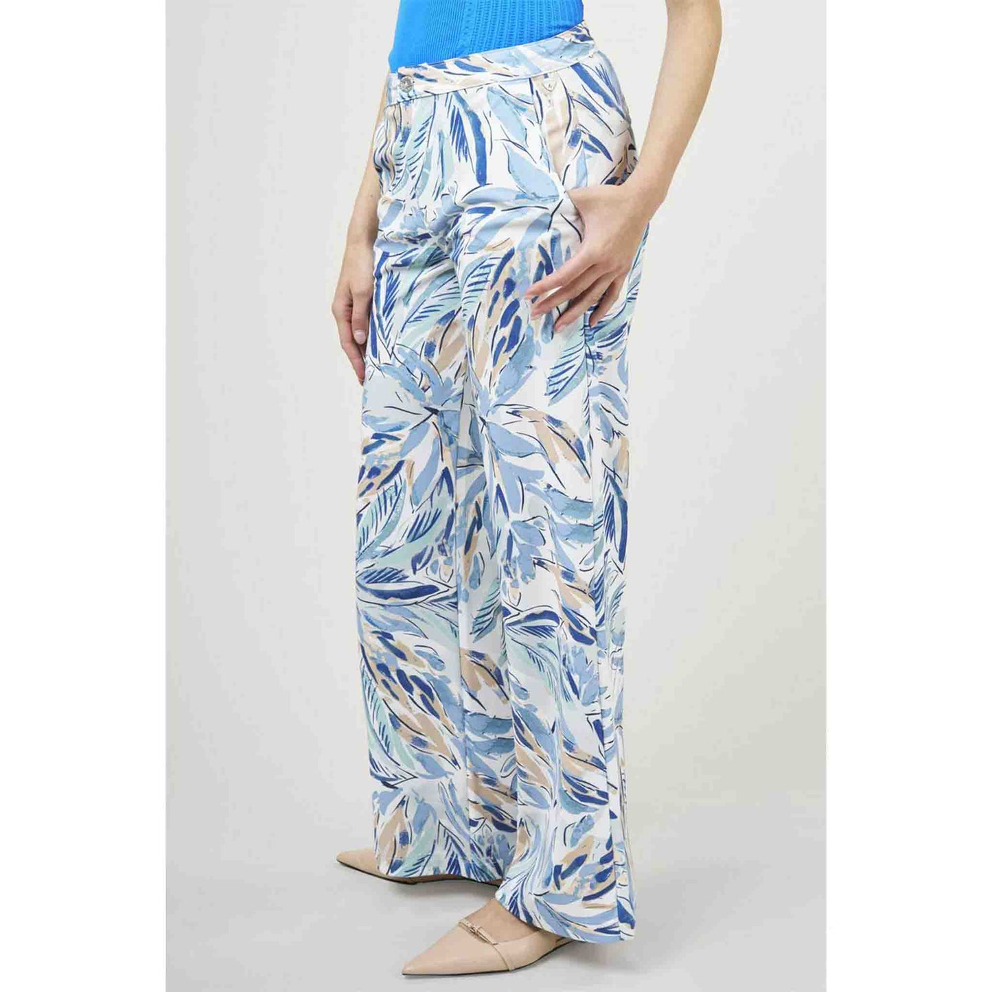 Bluefire Broek Marlene Farn Blue