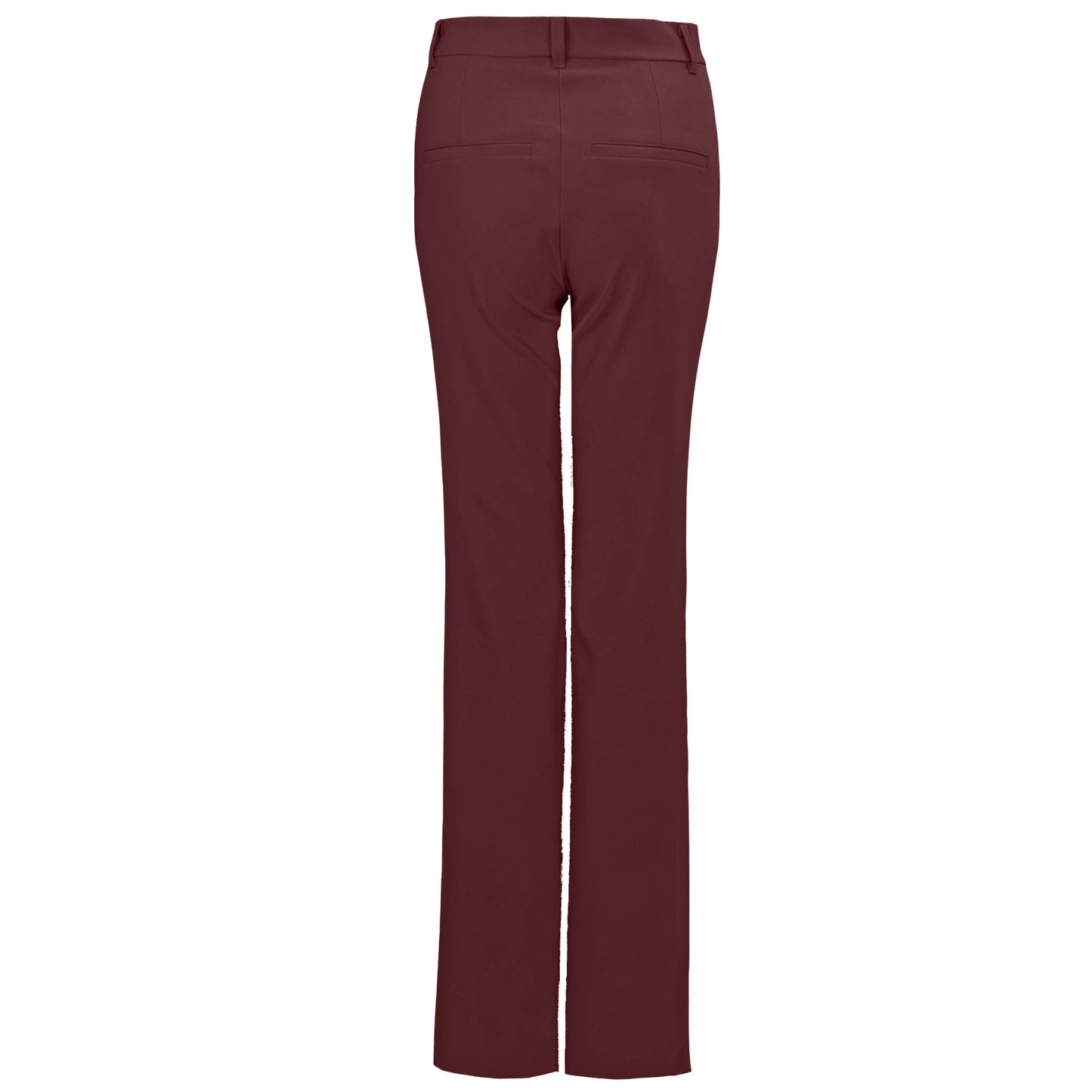 Tall LongLady Broek DW Babs Bordeaux achter | lange vrouwen