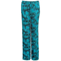 LongLady Broek Boukje Petrol, tall kleding voor lange vrouwen