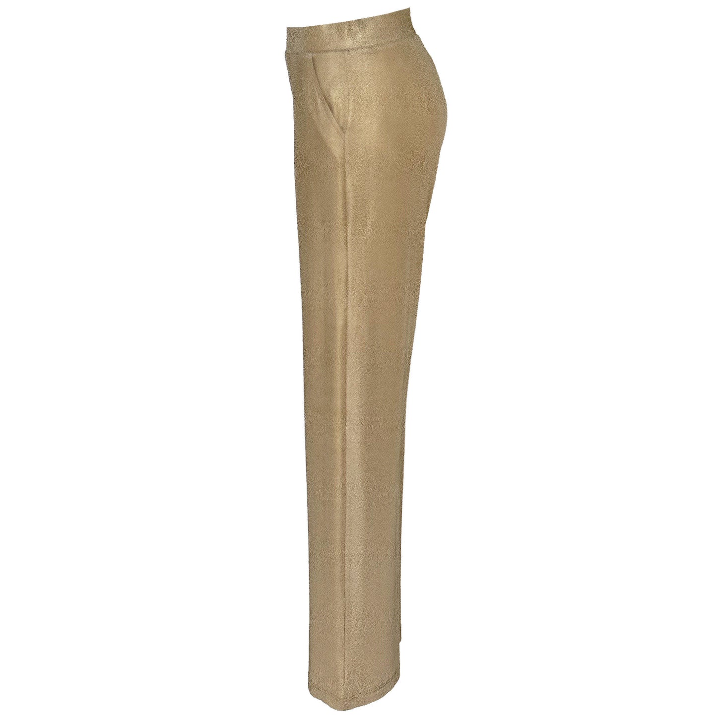 Tall Only-M Broek Wijd Gold - lange vrouwen