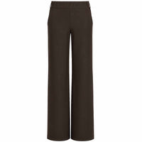 Tall Only-M Broek Sporty Wijd Donkerbruin | voorzijde | lengte 36