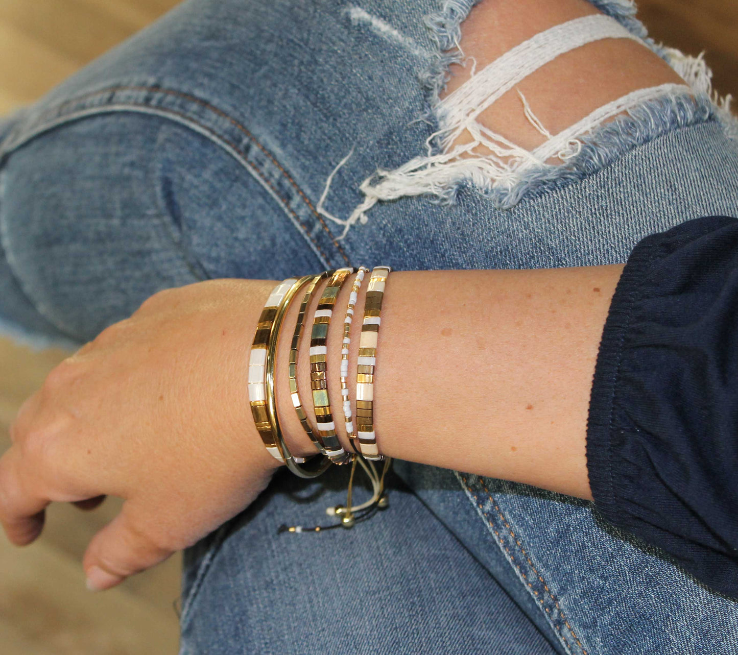 Bracelet Tila Tokyo bronzite