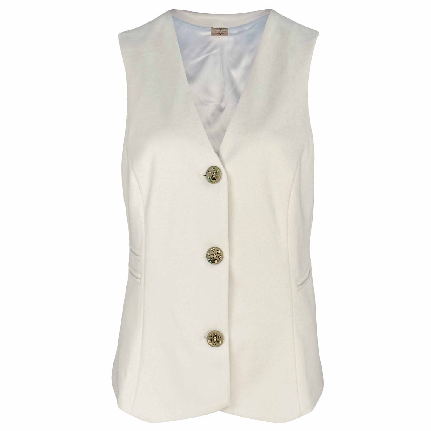 LongLady Gilet Gina Offwhite | Tall