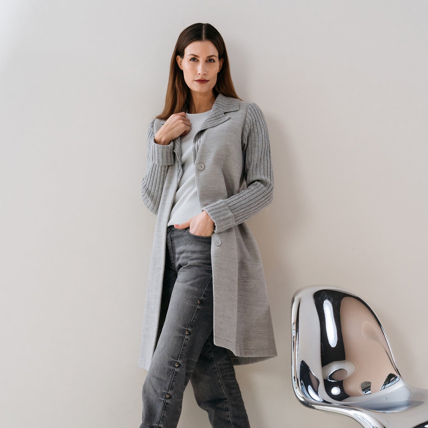 Tall Maicazz Jas Kay Subgrey - lange vrouwen
