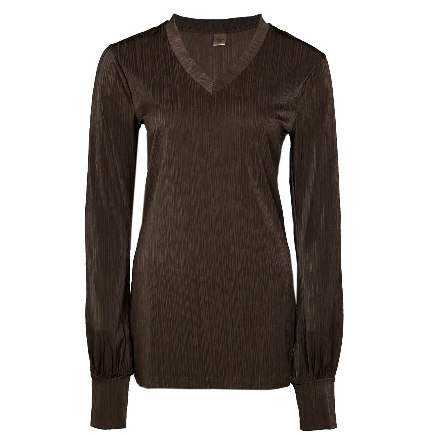 Longlady Shirt Florie Bruin - Tall