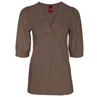Only-M Top Pofmouw Choco, tall kleding voor lange vrouwen