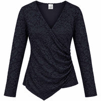 Longlady Shirt Tjaske Donkerblauw | Tall