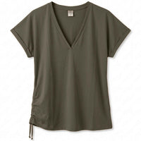 Longlady Shirt Toby Khaki | Tall