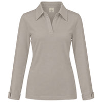 Longlady Shirt Trixy Lichtbeige | Tall
