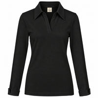 Longlady Shirt Trixy Zwart | Tall