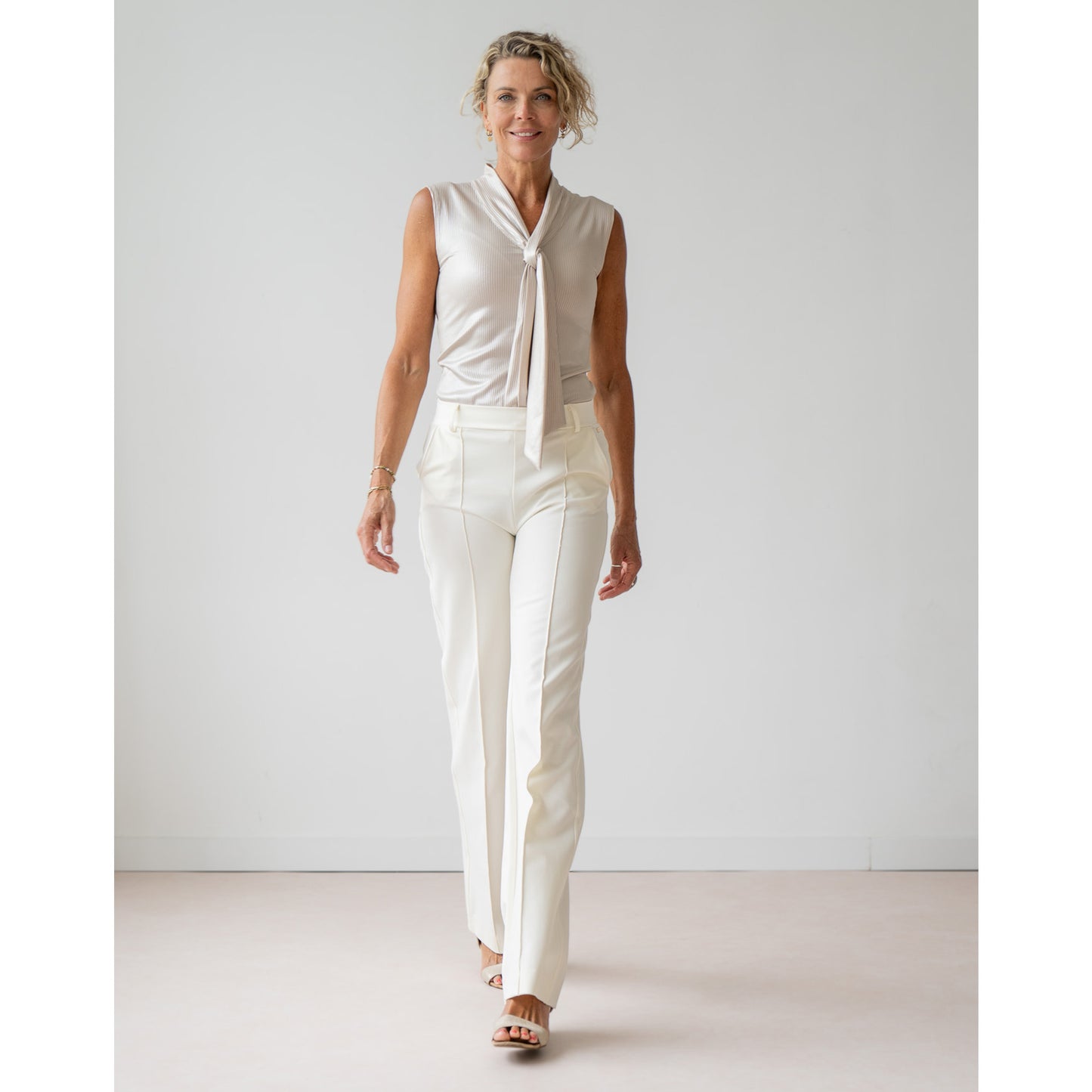 Tall Kimara Broek Sera Salt - lange vrouwen