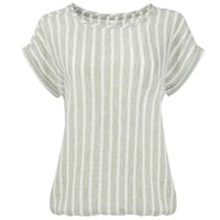 NED Shirt Brisia Leinen Streifen | Tall