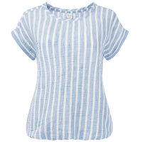 NED Shirt Brisia Leinen Streifen | Tall