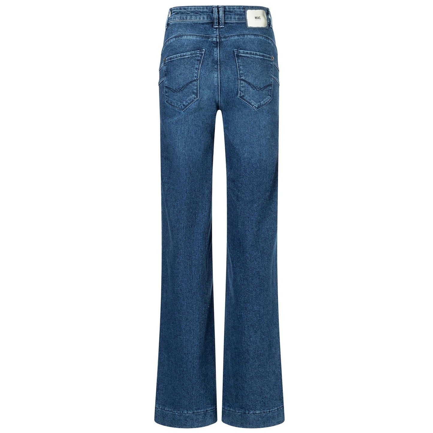 Mac Jeans Rich Palazzo Classy Midblue | Tall