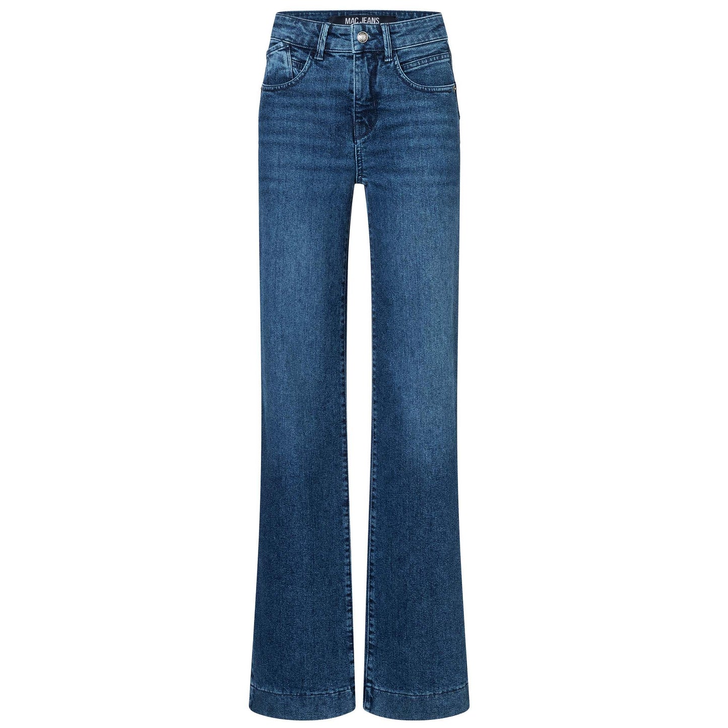 Mac Jeans Rich Palazzo Classy Midblue | Tall
