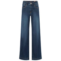 Mac Jeans Rich Palazzo Night Blue, tall jeans voor lange vrouwen