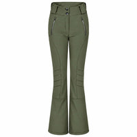 Tall Skibroek Longlady Wanda Khaki, kleding voor lange vrouwen voorkant