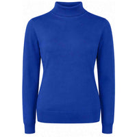Tall Casamia truitje col kobalt kleding lange vrouwen voorzijde