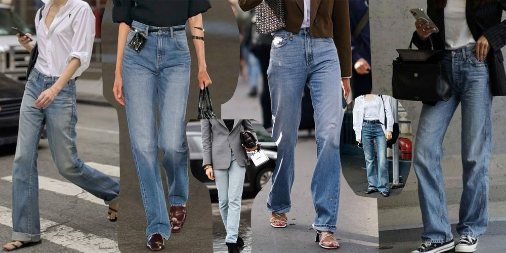 Straight Tall jeans zijn altijd goed