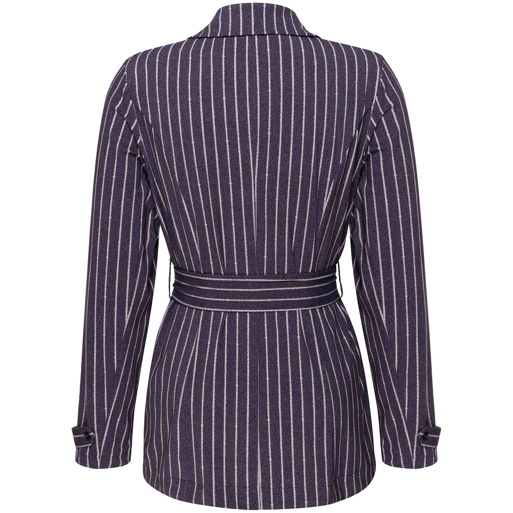 Kimara Blazer Noah Dotted Pinstripe, tall kleding voor lange dames, achteraanzicht