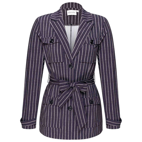 Kimara Blazer Noah Dotted Pinstripe, tall kleding voor lange vrouwen