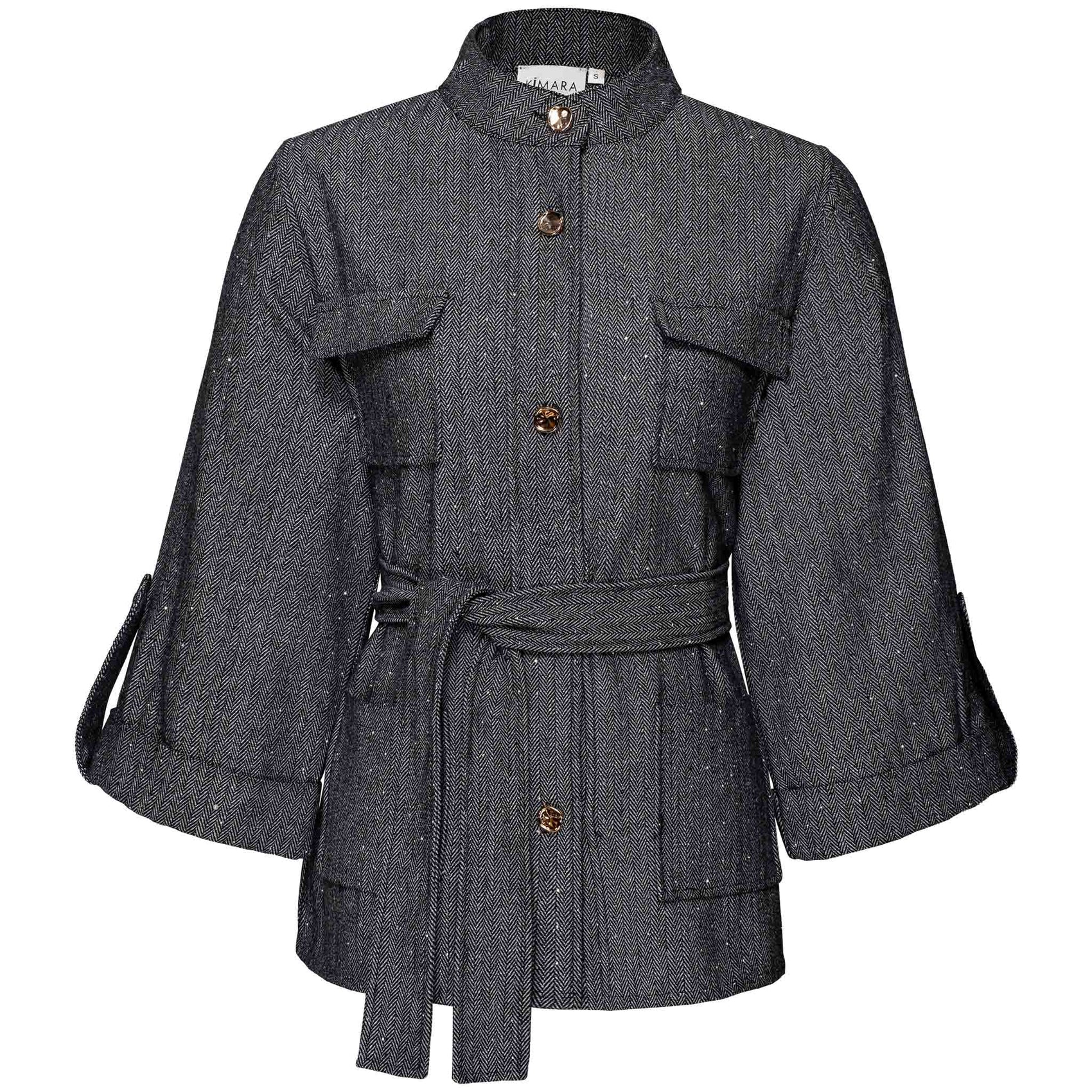 Tall Kimara Blazer Riaz Grijs | voorzijde | lange dames