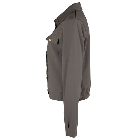 Kimara Jack Semmy Shadow Grey, kleding voor lange vrouwen, zijaanzicht