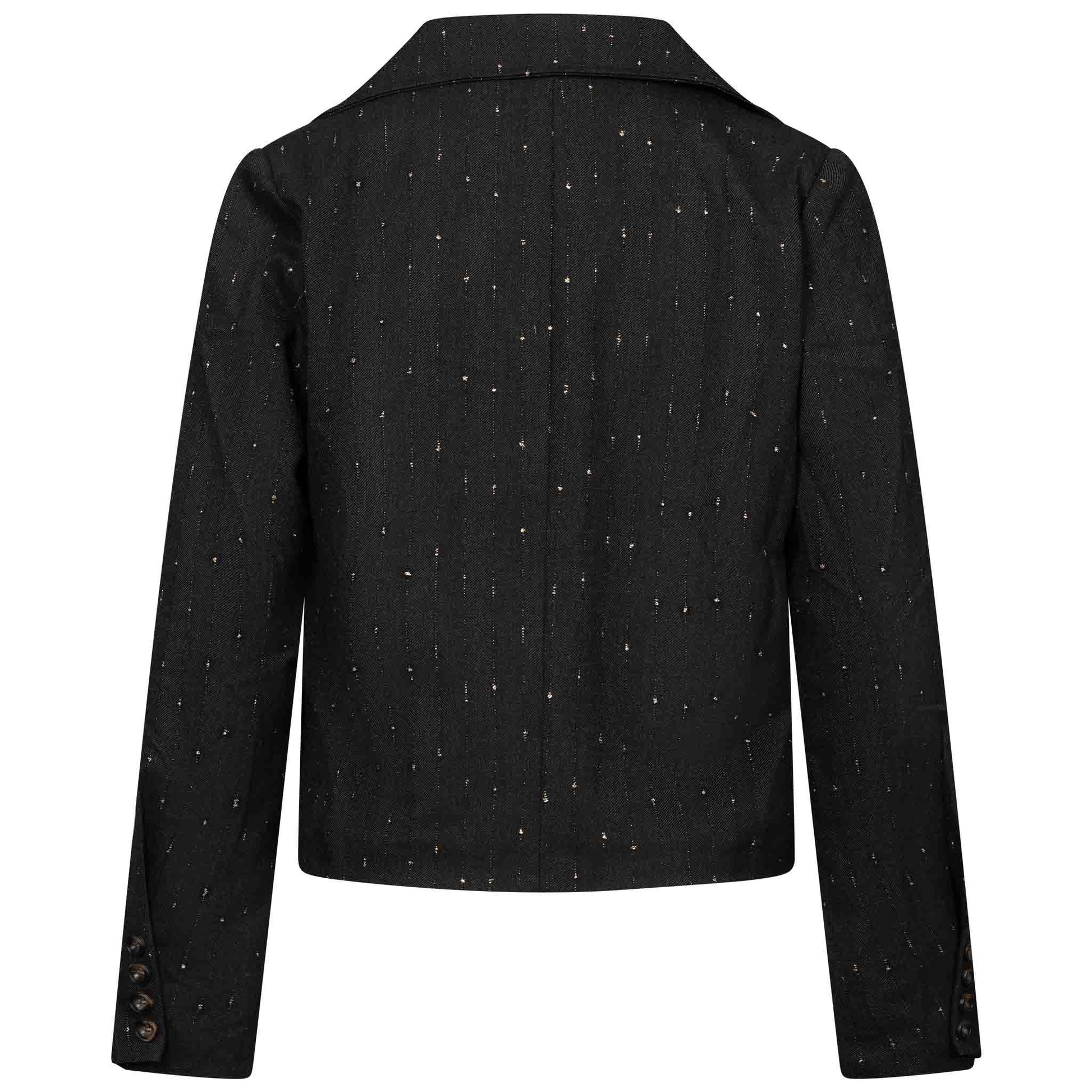 Tall Kimara blazer Vento zwart | achterzijde | lange dames
