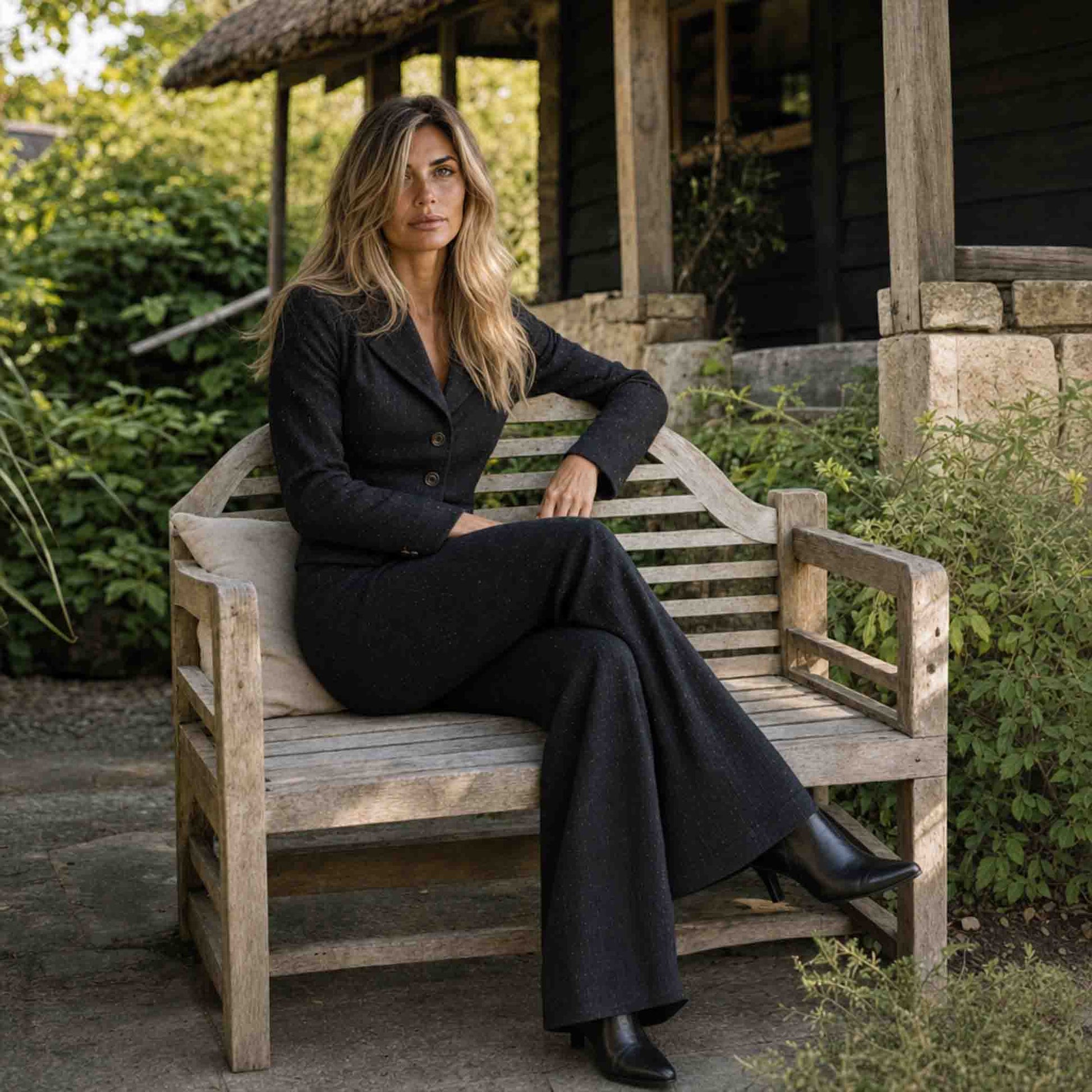 Tall Kimara blazer Vento zwart | Style | lange dames | @shoplook