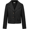 Tall Kimara blazer Vento zwart | voorzijde | lange dames
