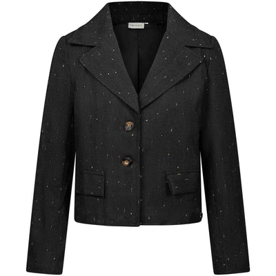 Kimara Blazer Vento Zwart | Tall