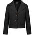 Tall Kimara blazer Vento zwart | voorzijde | lange dames