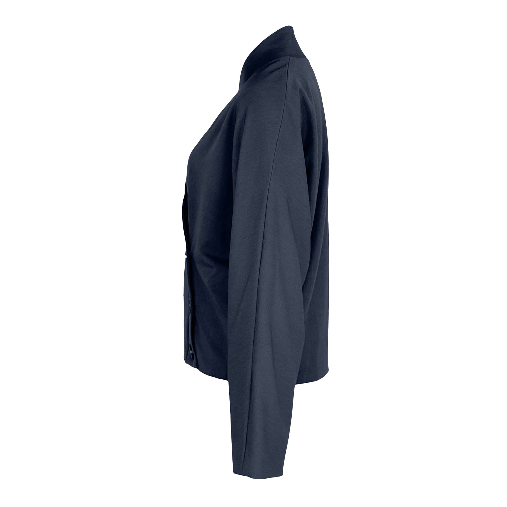 Longlady Blazer Carry Donkerblauw, kleding voor lange vrouwen, zijaanzicht