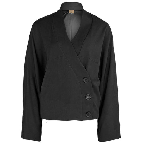 Longlady Blazer Carry Zwart, tall kleding voor lange vrouwen