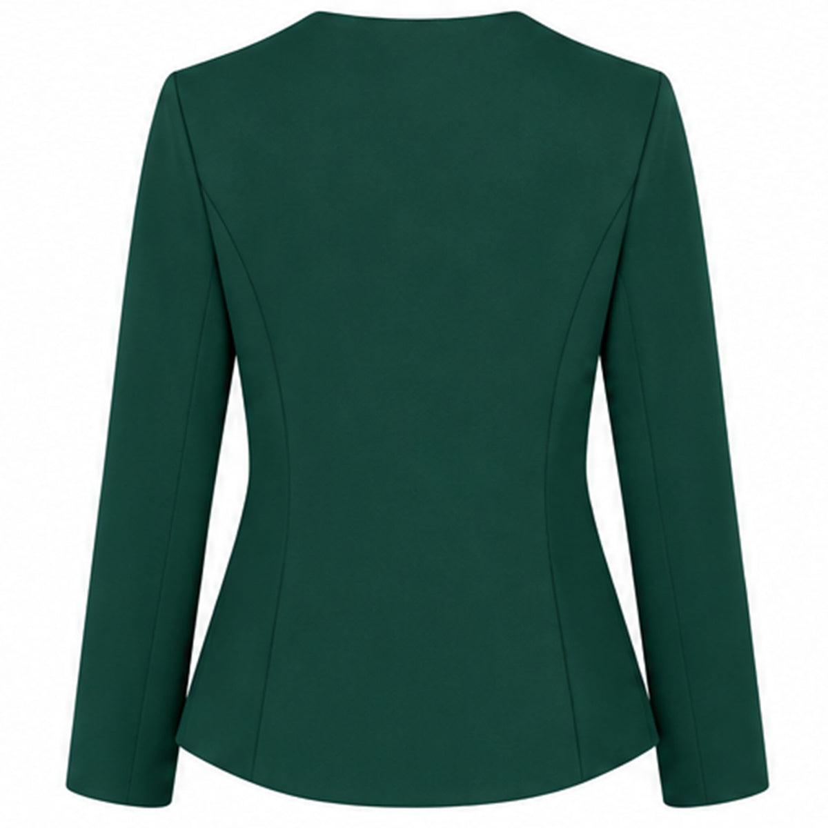 LongLady Blazer Casey Petrol, tall kleding voor lange vrouwen achterkant