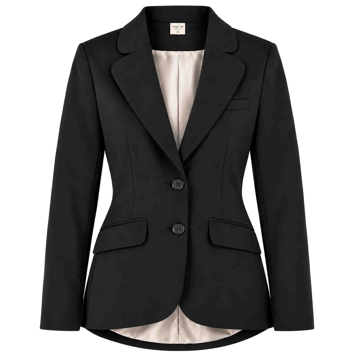 LongLady Blazer Charly Zwart | Tall