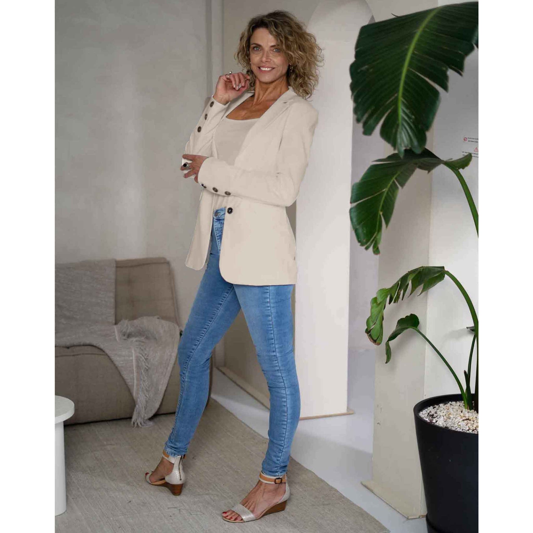 Wonderjeans WH Sun Bleach, tall jeans voor lange vrouwen
