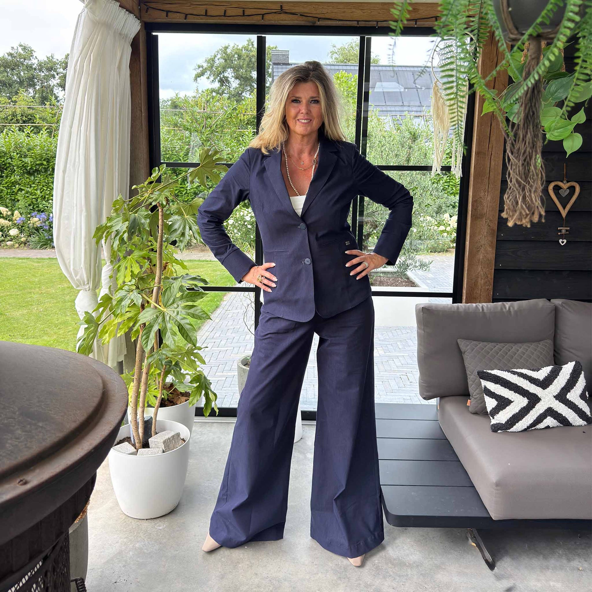 TQ Blazer Manja V Denim Tall