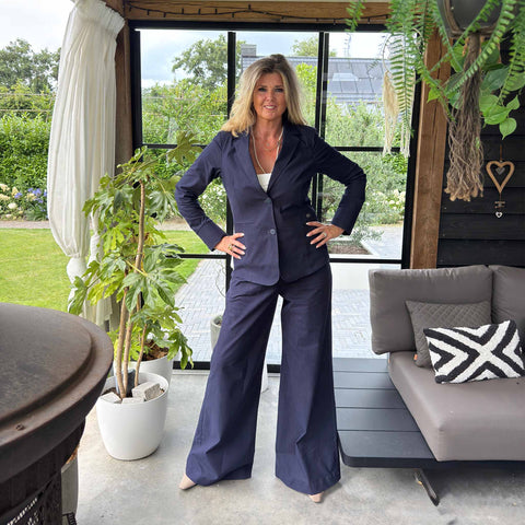 TQ Blazer Manja V Denim, tall kleding voor lange vrouwen
