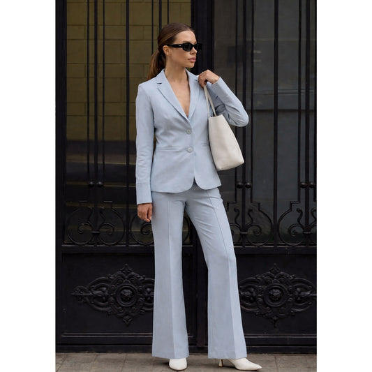 TQ Blazer Manja Lichtblauw | Tall