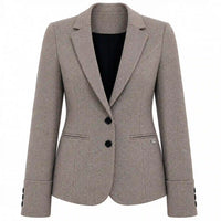 TQ Blazer Manja Punta Lichtbeige – voorzijde – kleding voor lange vrouwen