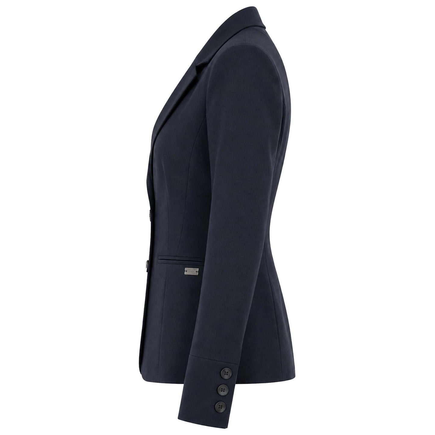 TQ Blazer Manja Textured Donkerblauw | Tall