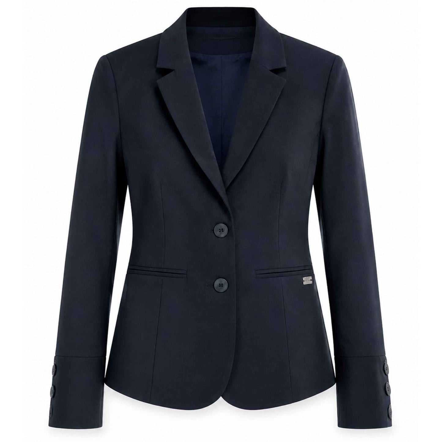 TQ Blazer Manja Textured Donkerblauw | Tall